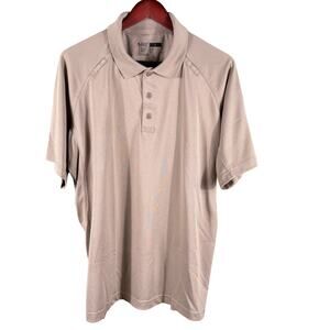 5.11 Tactical Short Sleeve Shirt Men's Large Brown Utility Outdoor Military